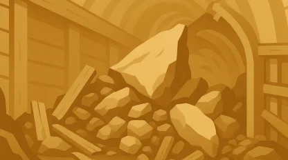 Опасности, связанные с креплением выработок